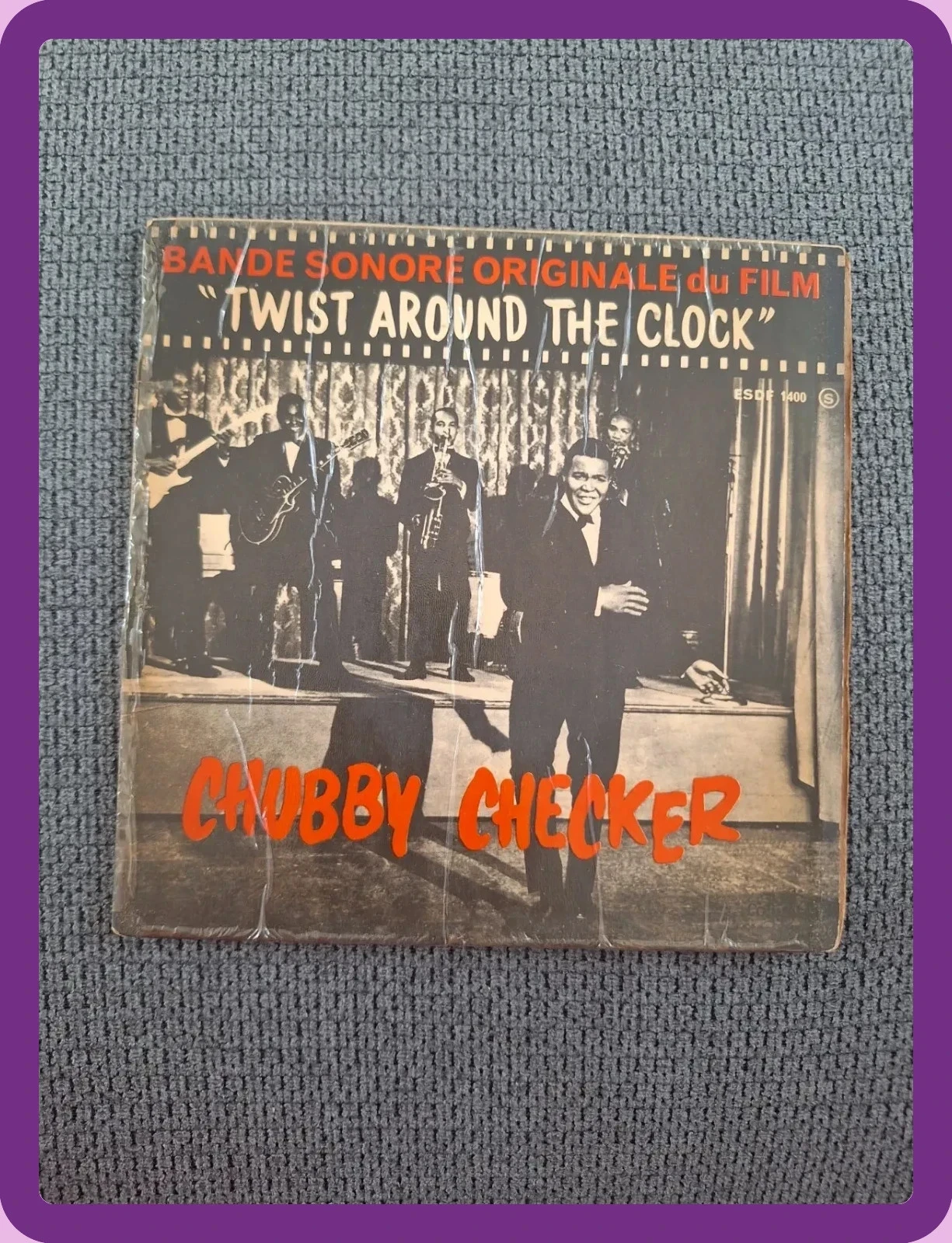 Vinyle 45 tours Chubby Checker Twist film